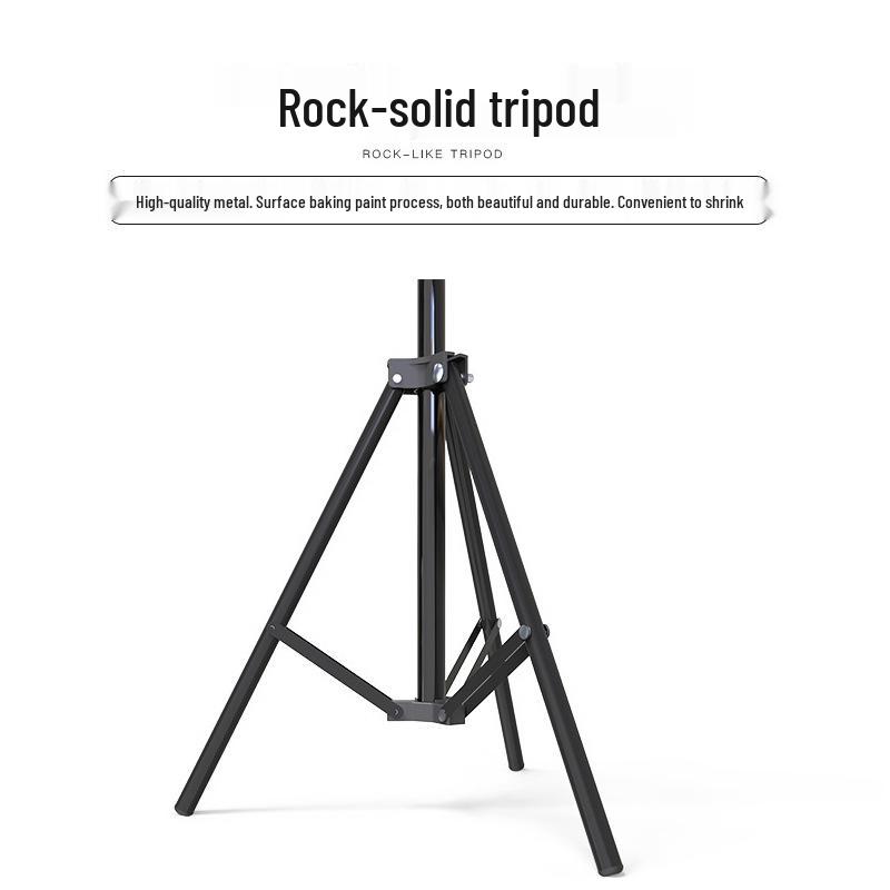 Live Broadcast Selfie Tripod with Fill Light for Multi-Camera Shooting & Singing
