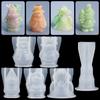 Tree Santa Claus Jewelry Making Tools Epoxy Resin Molds Christmas Silicone Mould Crystal Resin Mold