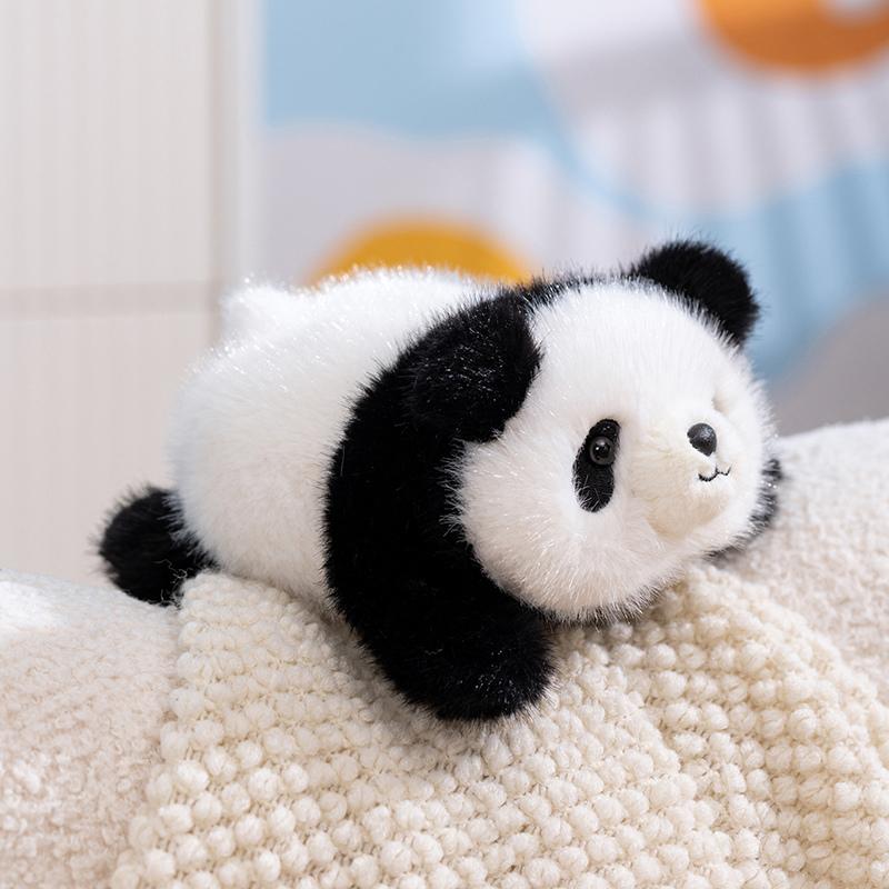Liebes Kleines Tier Gute Freunde Serie Plüschtiere Flauschiges Liegendes Kaninchen Panda Pinguin Faultier Schweinchen Puppe Mini Schreibtisch Haustiere