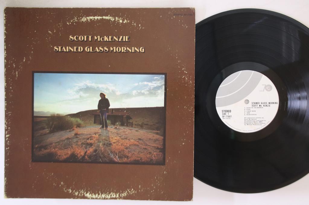 LP Record SCOTT MCKENZIE - Stained Glass Morning SP77007 ODE 1970 US Rock Used