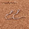 925 Sterling Silver Ear Hooks: Handmade Dangle Earrings with Pearls, DIY Jewelry Findings for Women