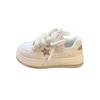 Women Platform Sneakers Star Design Lace Up Skateboard Flat Outdoor Comfortable Running Sports Shoes Tennis Jogging Sneakers