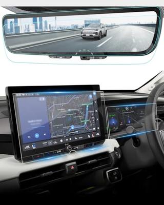 Ruiya 3-Piece Set for Toyota New RAV4 60 Series (6th Generation) Window Film Protector, 12.9-inch [Navigation, Meter, and Digital Inner Mirror]. Inclu