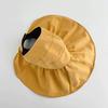 Vinyl Empty Top Sunscreen Fisherman Hat Children Spring and Summer New Outdoor Travel Anti-ultraviolet Face Cover Big Brim Sun Hat