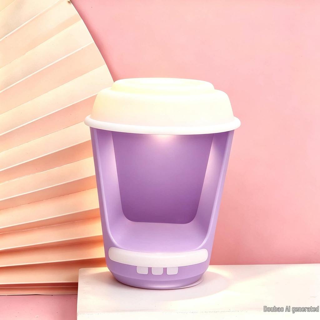 Dreamy Ice Cream Cone Night Light DIY Kit – Children's Handmade Cartoon Ornament Toy