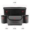 Suede Leather Dog Fences Organizers Bag Between Front Seats Auto Consoles Tissue Cup Storage Mesh Barrier Travel Accessories