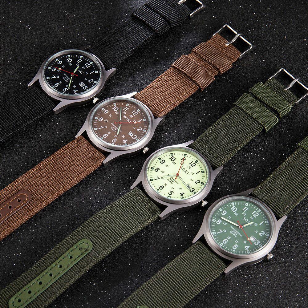 Hot Sale Fashion GENEVA Quartz Sport Men's Wrist Watch Stainless Steel