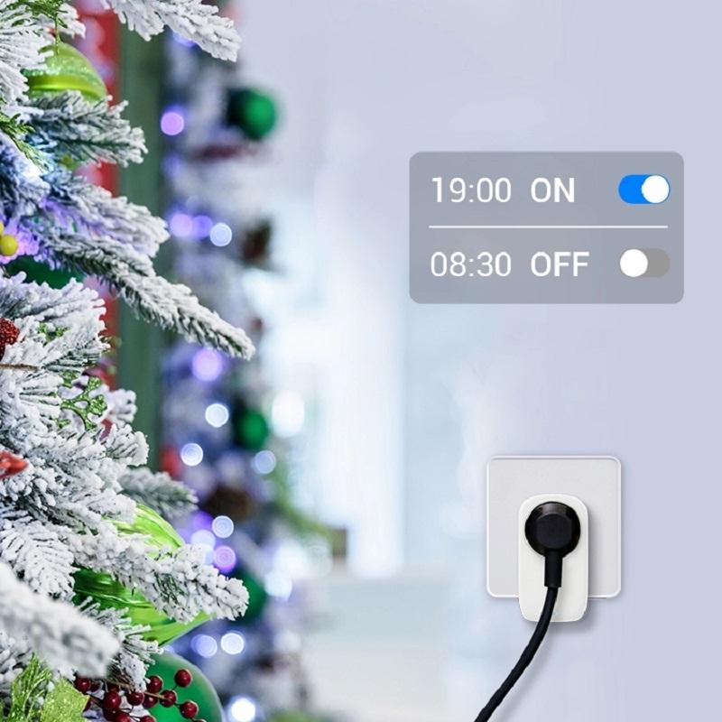 Sp4l Us 1/2/5/10pcs Wi-fi Remote Control Smart Plug Wifi Socket Us Smart Sockets Wifi Works With Alexa And Google