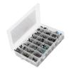 630Pcs Aluminum Electrolytic Capacitor Kit Assortment Box 24 Value 0.1uF?1000uF for DIY
