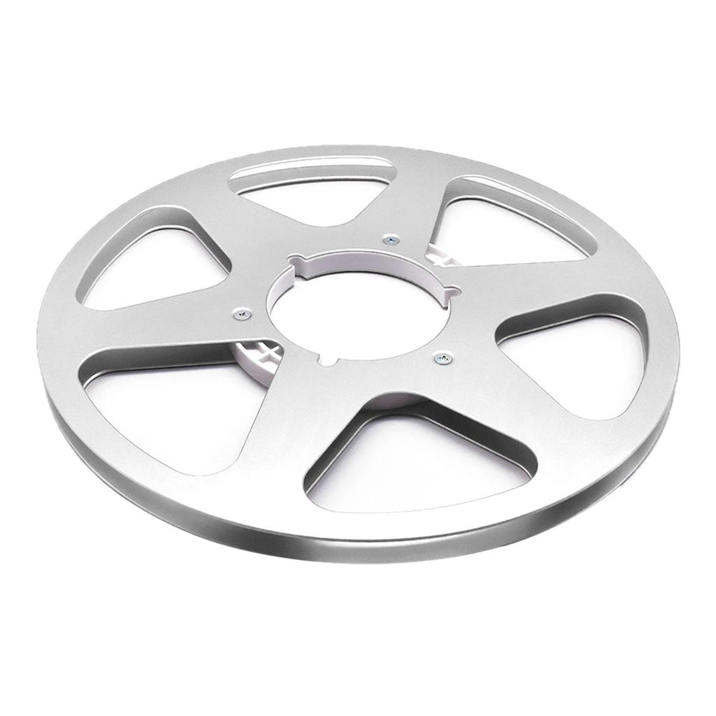 Aluminum 6 Hole Reel 10.5Inch Empty Tape With Nab Hub Disk For Studio Equipment Box Packaging