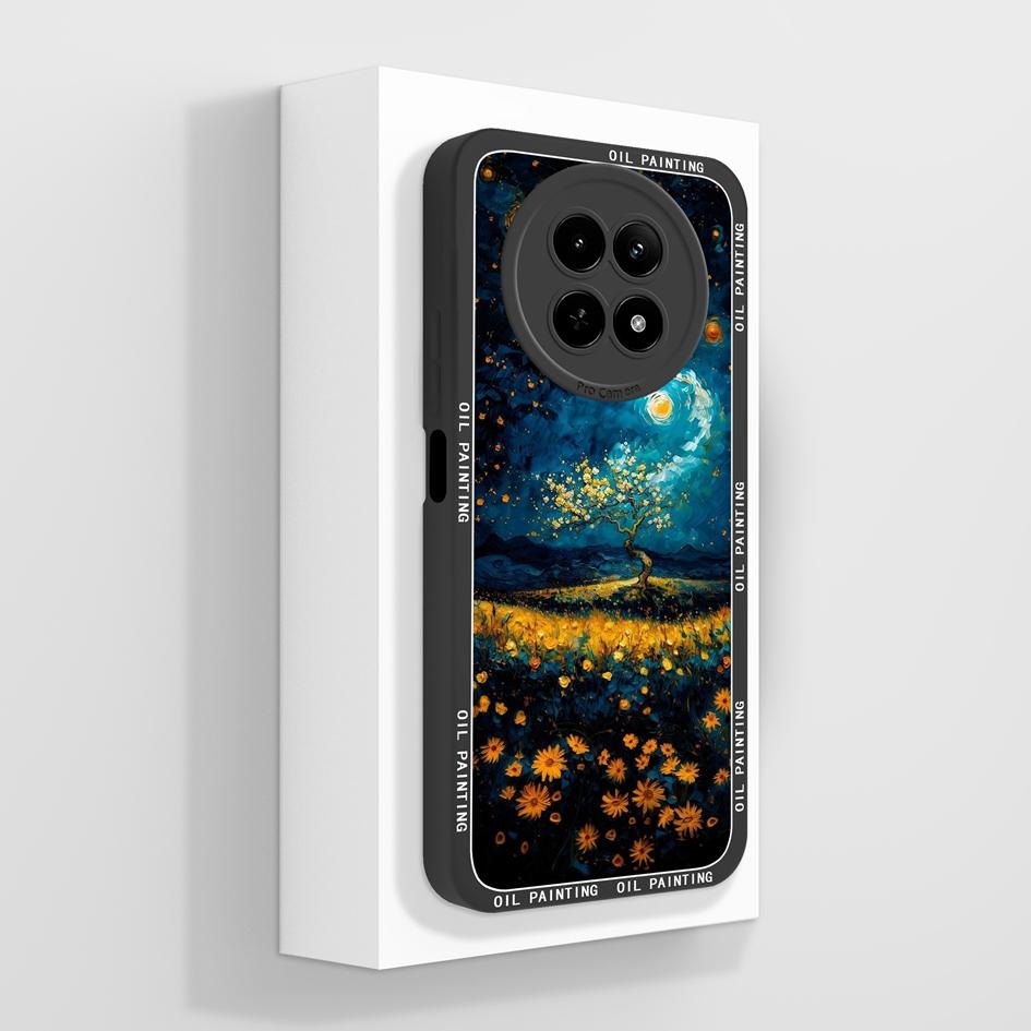 Matte Hülle für OPPO Realme 12 11 Pro Plus 12Lite 12X 11X Hülle Niedliche Mode Welpe Handy Tasche Weiches Flüssigsilikon Stoßfester Bumper für OPPO Hülle Capa