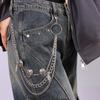 Retro Multi-layer Skull Metal Pant Chain for Denim