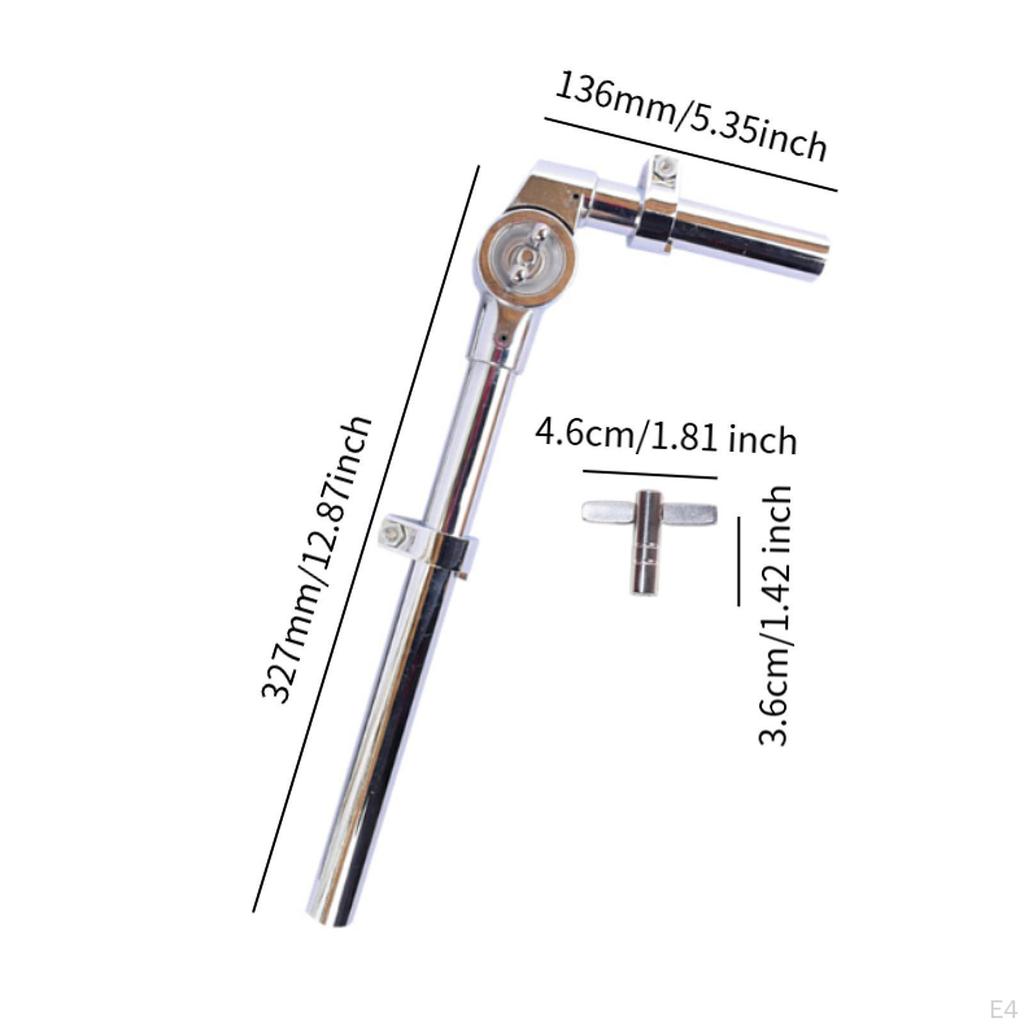 Drum Holder Mounting Bracket Metal Lightweight Professional Tom Stand Mount Percussion Clamp