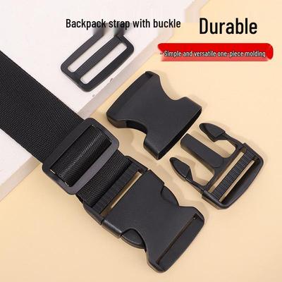 Thickened Plastic Buckle for Backpacks, Schoolbags, Waist Bags, and Shoulder Straps - Adjustable Mother-Child Design