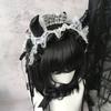 Devil Horn Headband Headpiece Gothic Lace Hairband Gothic Costume Accessories For Women Halloween Cosplay Music Festival