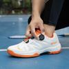 Carbon Plate Rotating Buckle Badminton Shoes Training Tennis Shoes Table Tennis Shoes Couple Volleyball Shoes Professional Badminton Shoes