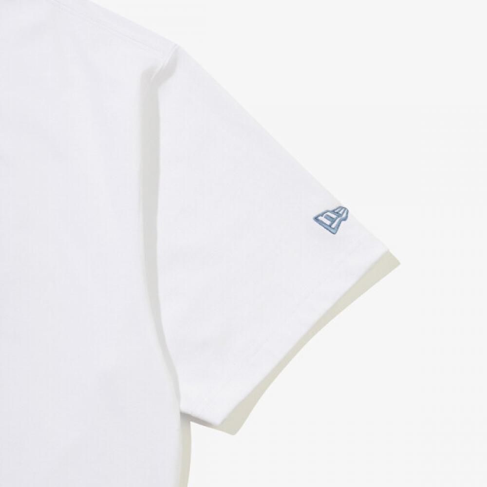 New Era La Dodgers Team fLag T shirT whiTe