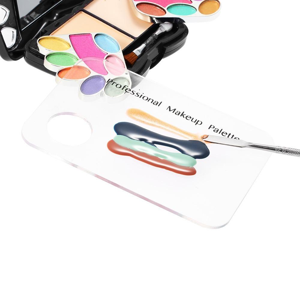 With Spatula Tool Nail Art Palette Stainless Steel Stainless Steel Palette For Eyelash Makeup