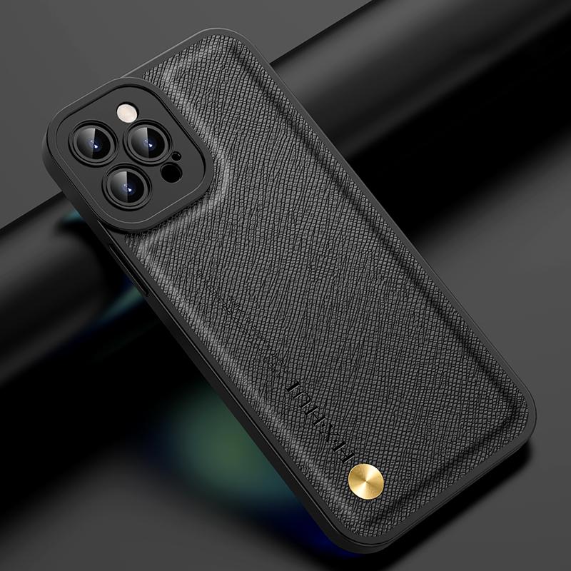 

Кожаный чехол для Magsafe iPhone 15 14 Plus 13 12 11 Pro Mini X XR XS Max Беспроводная зарядка Встроенный Железо Ударопрочный Чехол для телефона for iPhone 15 Pro