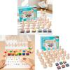 Educational Wooden Alphabet Stamp Set For Kids Learning And Word Spelling Fun