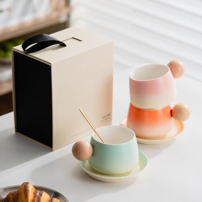 Creative Ceramic Coffee Cups - Elegant Mugs for Home or Office and Perfect Company Souvenir