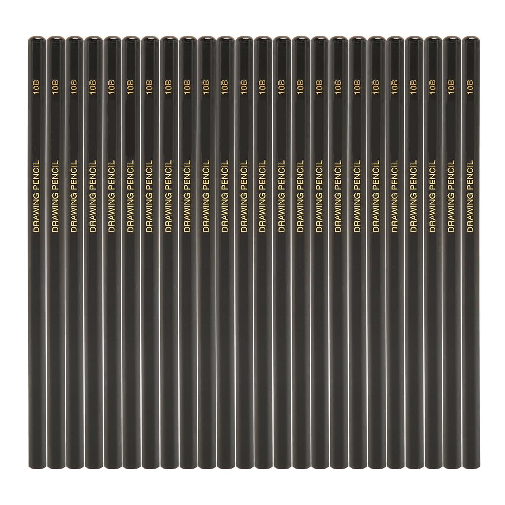 24Pcs Sketch Pencils Graphite Hexagonal Barrel Break Resistant Multi Purpose Drawing Pencils for Student Beginner