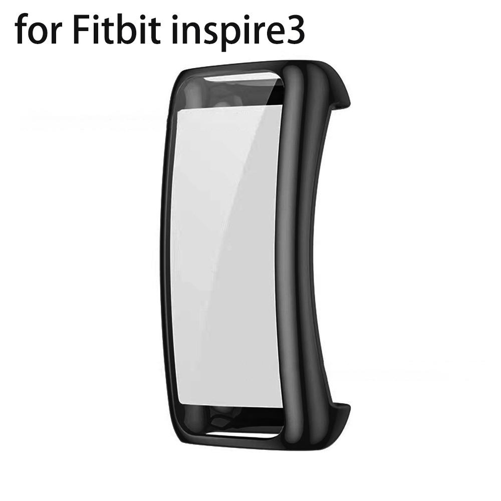 TPU Protective Shell Shockproof Universal Protective Bumpe Scratch Resistant Screen Protector for Fitbit inspire3/inspire2
