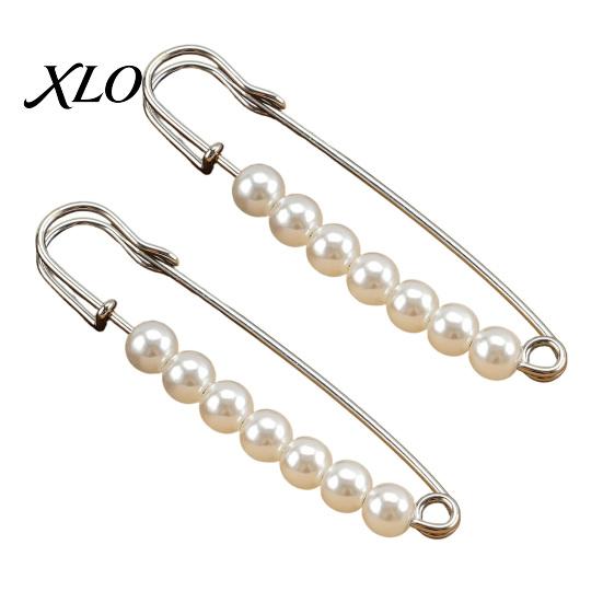 Removable Waist Tightener 2Pcs Faux Pearl for Pants, Reusable Cincher Pin Fashion Accessories Loose Jeans, No Sewing Waistband Skirts Skirt