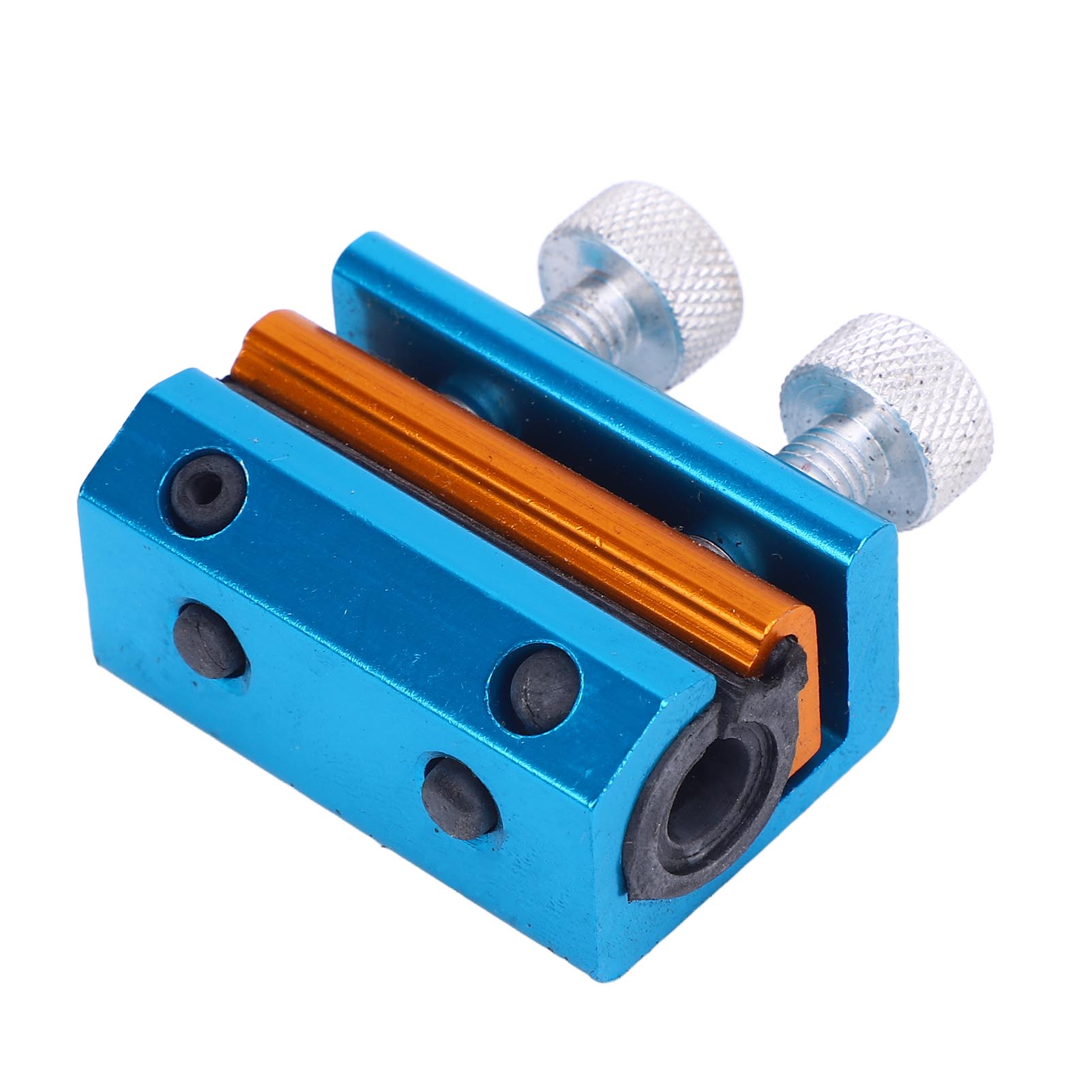 Motorfiets Kabel Smeermiddel Tool Dubbele Kabel Smeerder Aluminium Koppeling Gaskabels Smeermiddel Tool voor ATV Dirtbike Scooter blauw