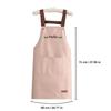 Oil-proof Kitchen Aprons Large Pocket Cooking Aprons New Working Clothes