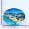 Bulgaria Blu souvenir da viaggio dipinto a mano regalo artigianale collezione di magneti per il frigorifero decorazione della cucina di casa