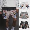 Locker geschnittene West Coast Hip-Hop-Basketballshorts für Herren