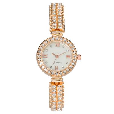 Niche Temperament Women's Watch Women's Watch Watch Simple and Fashionable Round Diamond-encrusted Small Dial