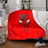Chicago Bulls Logo Flanellen Deken, Zacht Polyester, Modern Ontwerp, Voor Alle Seizoenen voor Kamperen, Reizen, Cadeaus voor Feestdagen of Verjaardagen