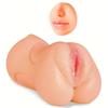 3 In 1 Pocket Pussy Male Masturbator Lifelike Face Sex Doll Realistic Textured Mouth Vagina Tight Anus Deep Oral Adult Sex Toys for Men Masturbation