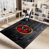 1pc Bacardi Bat Home Office, Durable Polyester Floor Mat with Easy, Office Decor, Urban Style, Nonslip Backing