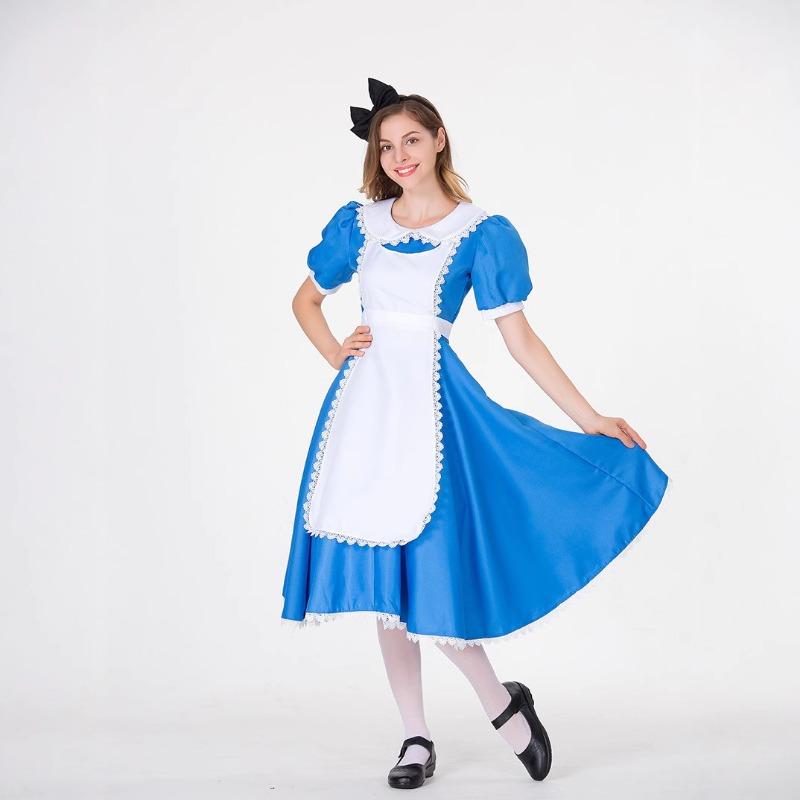 New parent-child clothing, Alice in Wonderland Blue Ranch, Wizard of Oz heroine Dorothy photography clothing