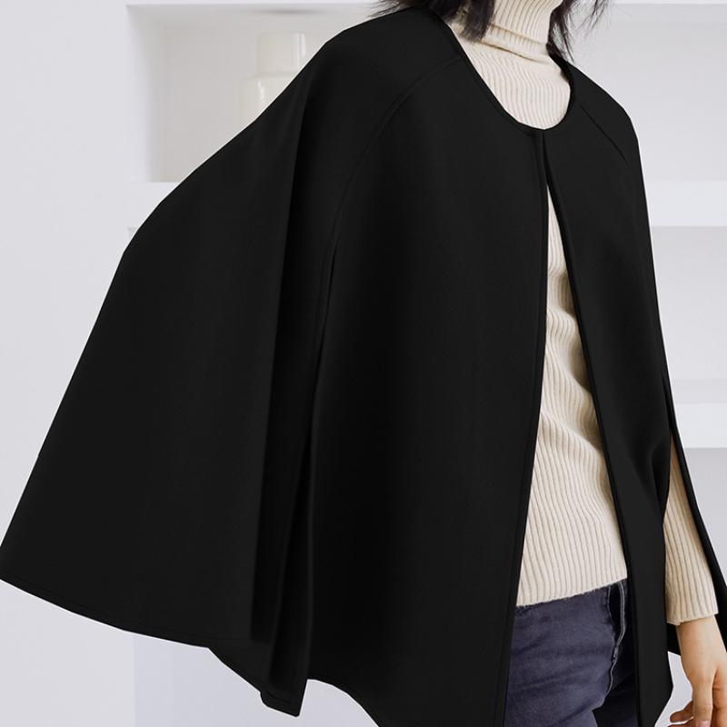 Frühling Herbst Neue Stil Japanischen Stil Jacke Rundhals Lose Fit Mantel Einfarbig Top Plus Größe Stilvolle Weibliche Mantel