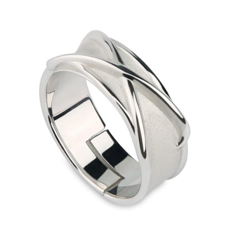 Anello da dito Anime Nero Son Goku Gokou Tempo Anello a croce argento di semplice eleganza