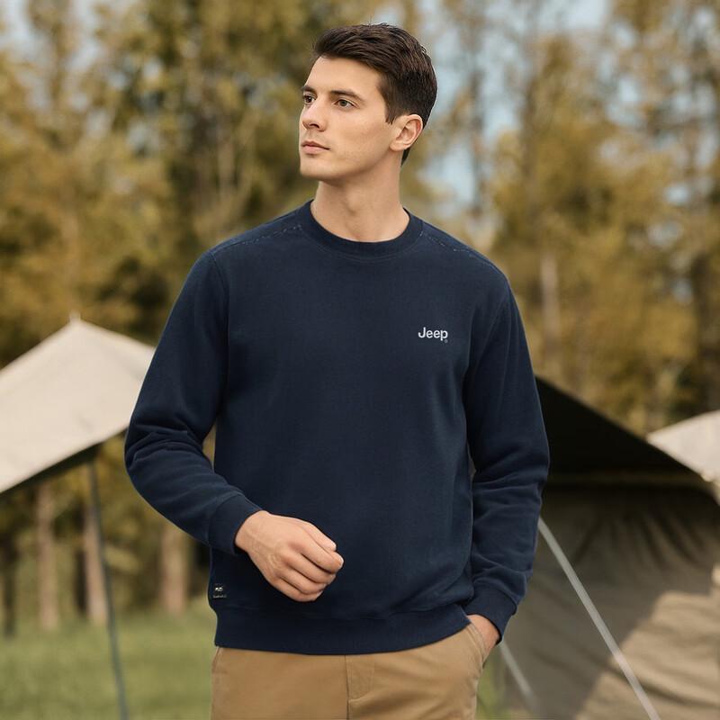 Jeep Men's Warm Fleece Crewneck Sweatshirt