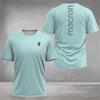 Men's and Women's Quick Drying Sports T-shirts Tennis Economy 3D Printing Short Sleeved Soft Badminton Tops Summer Fashion