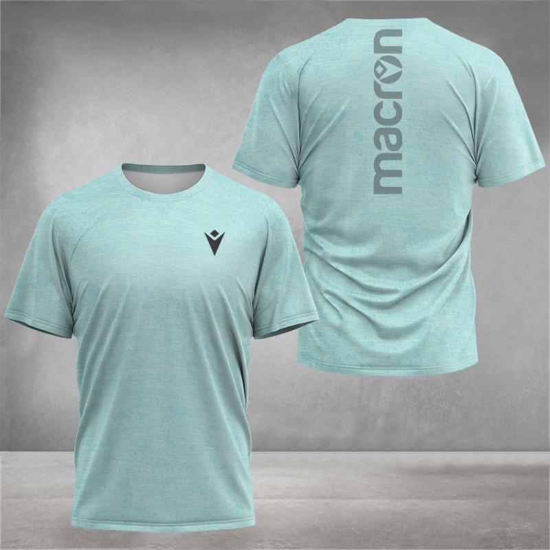 Men's and Women's Quick Drying Sports T-shirts Tennis Economy 3D Printing Short Sleeved Soft Badminton Tops Summer Fashion