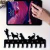Animal Key Hanger Wall Mount Detachable Claw Print Organizer Space Saving Entryway Decor Gift