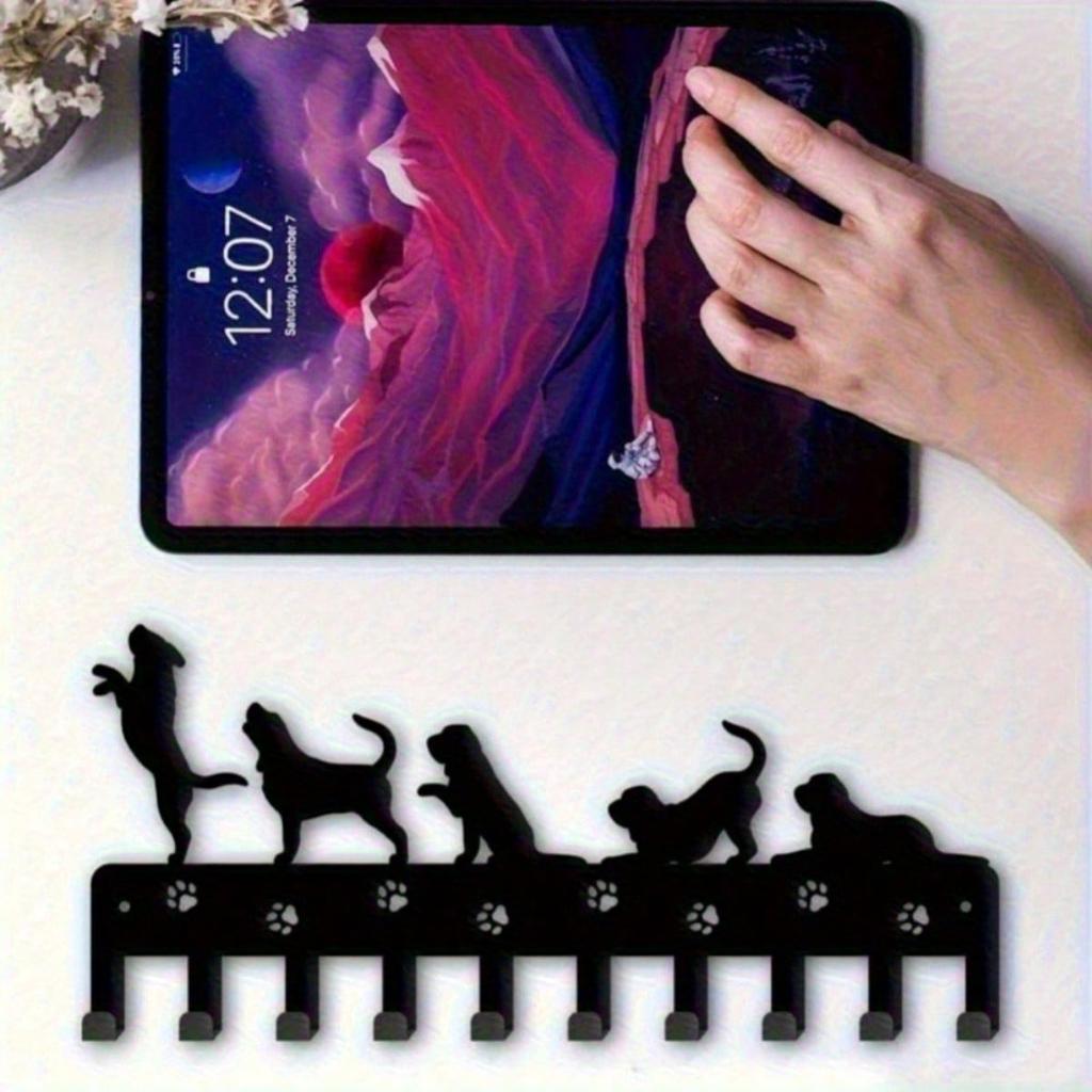 Animal Key Hanger Wall Mount Detachable Claw Print Organizer Space Saving Entryway Decor Gift