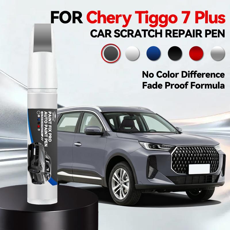 Veicolo per Uso Esclusivo Per Chery Tiggo 7 Plus 1990-2026 Penna per Riparazione Vernice Ritocco Rimuovi Graffi Accessori Auto Nero Silv