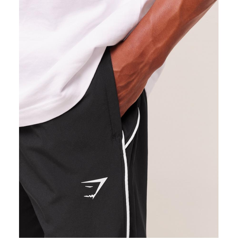 Gymshark Ankunft Gewebte Block-Jogginghose Schwarz A3c9k Bb2j