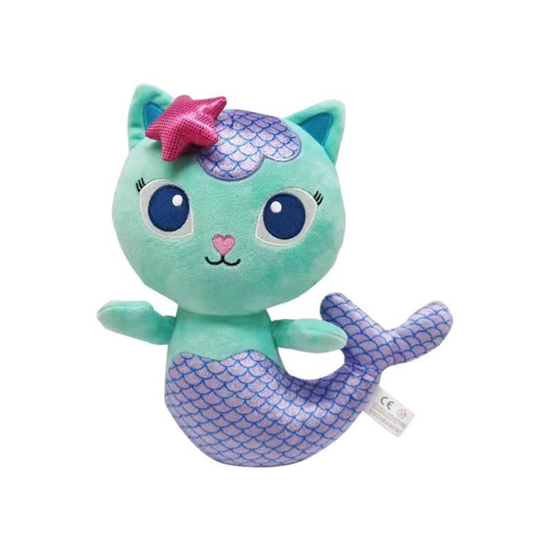 

20-30cm Gabby Dollhouse Plush Toy Mercat Mermaid Pandy Paws Plushie Kitty Fairy Catrat Cakey Baby Box Doll Fans Birthday Gift
