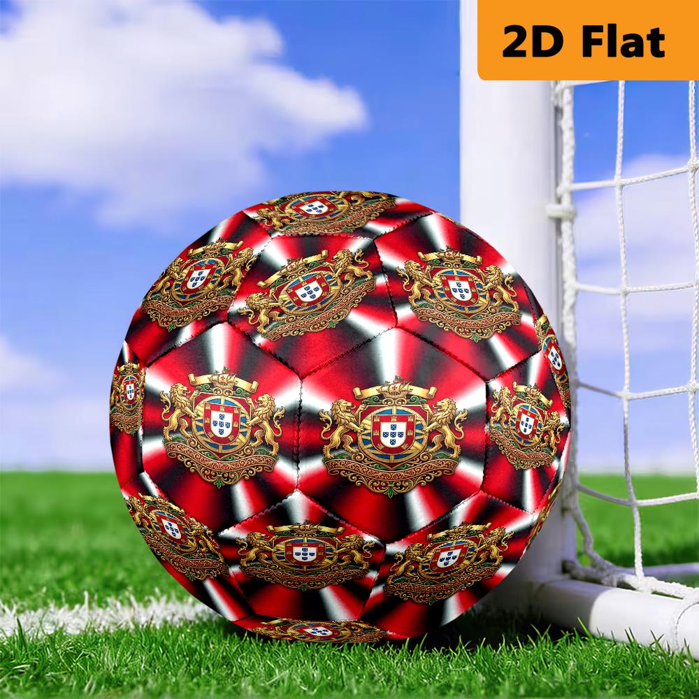 Portuguese Heritage Emblem Soccer Ball Suitable for Both Training and Competition Wear-resistant and Slip-resistant Very Elastic Outdoor Sports