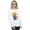 Star Wars Womens/Ladies The Mandalorian Sunset Poster Sweatshirt