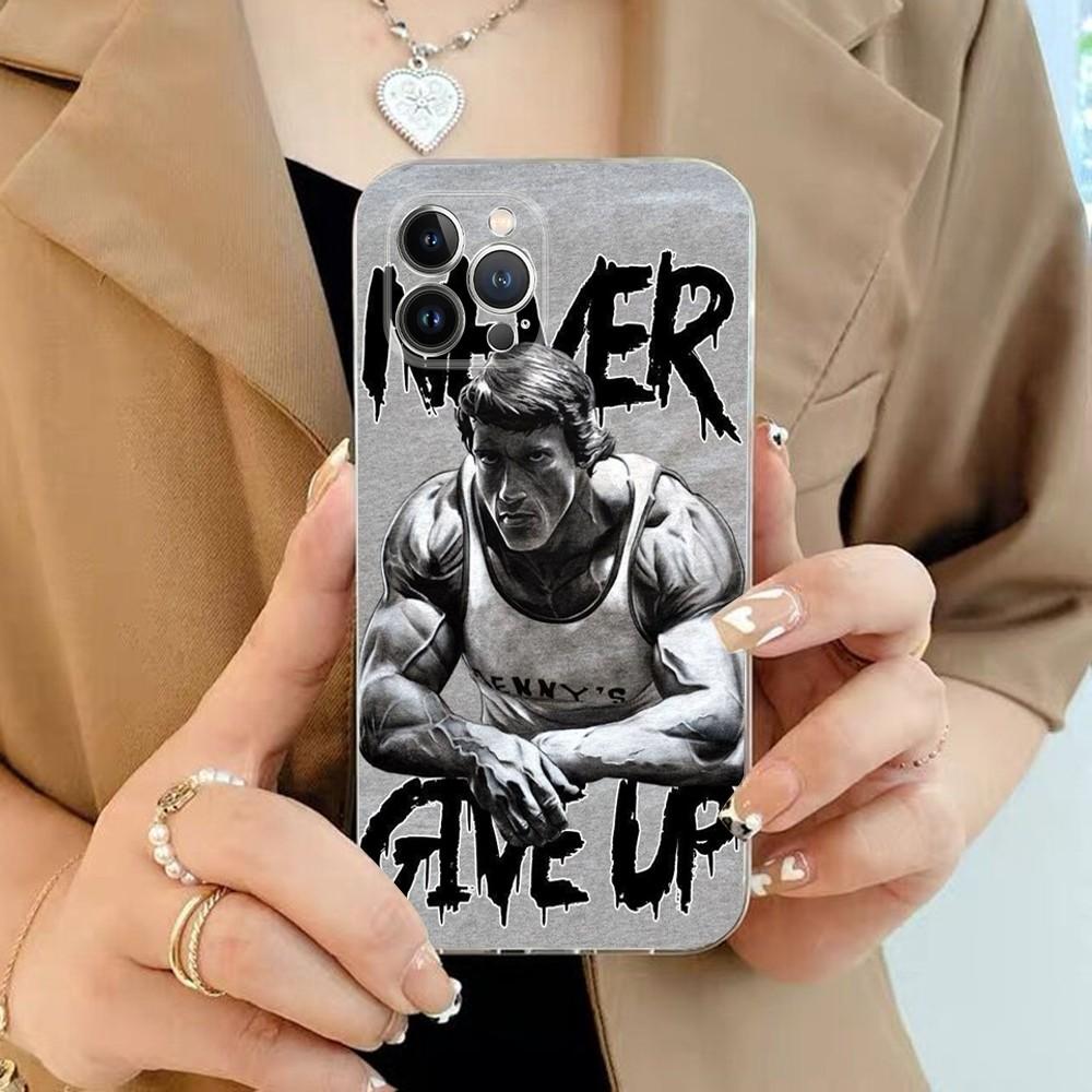 

Gym Fitness Bodybuilding Phone Case For iPhone 16 15 14 11 12 13 Mini Pro XS Max Cover 6 7 8 Plus X Funda Shell iPhone 12 mini